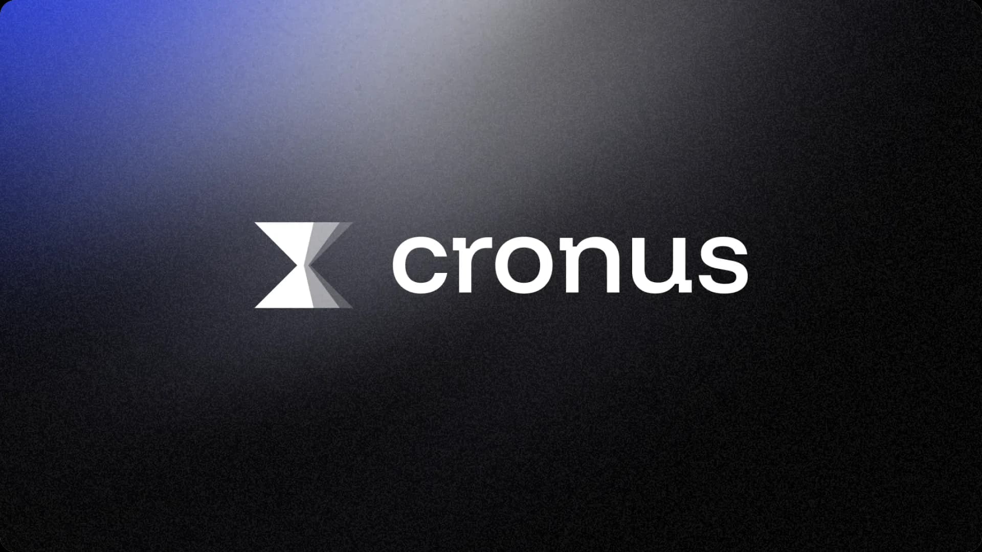 The Cronus lockup, white on black