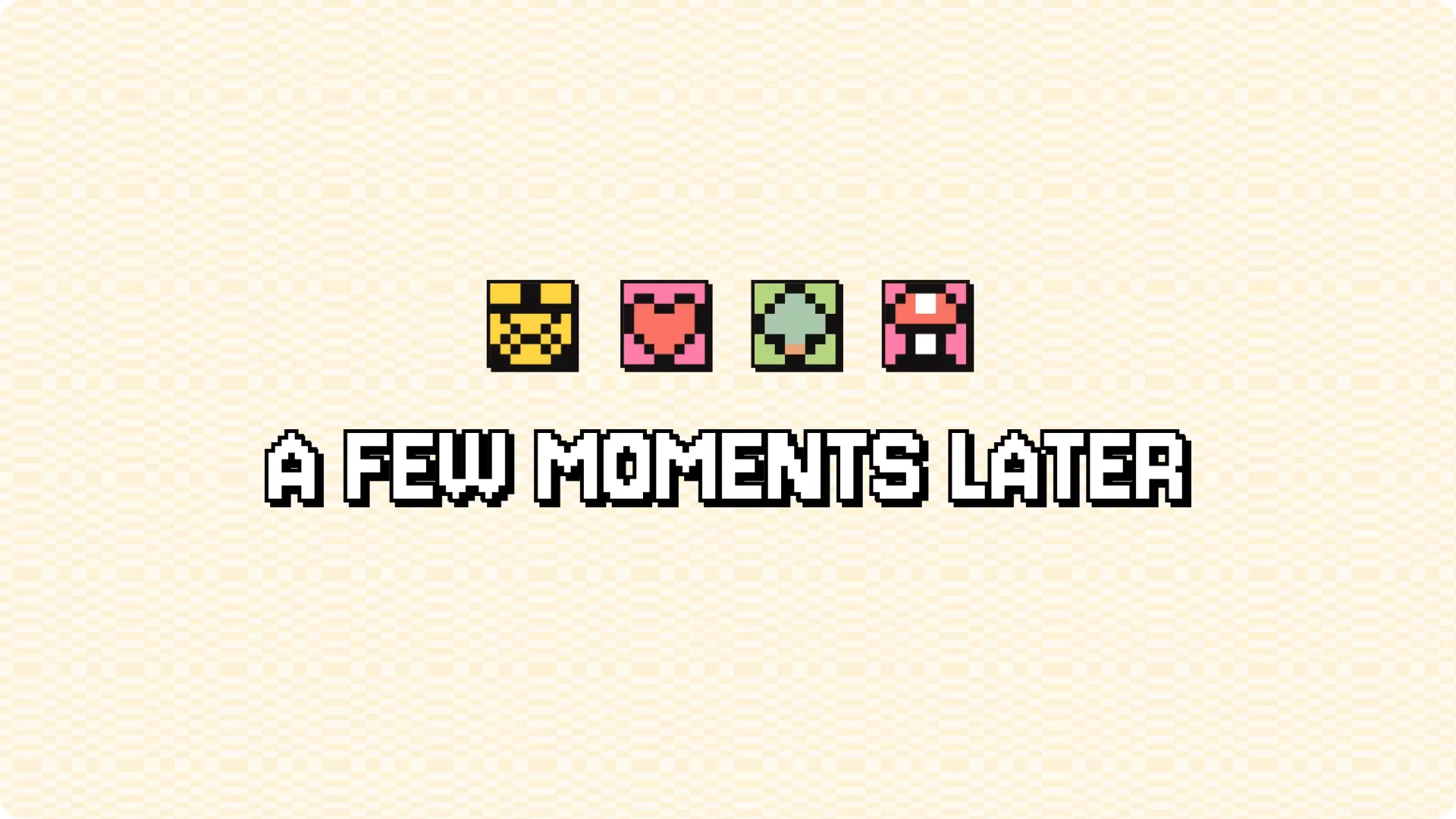 A few moments later — closing panel