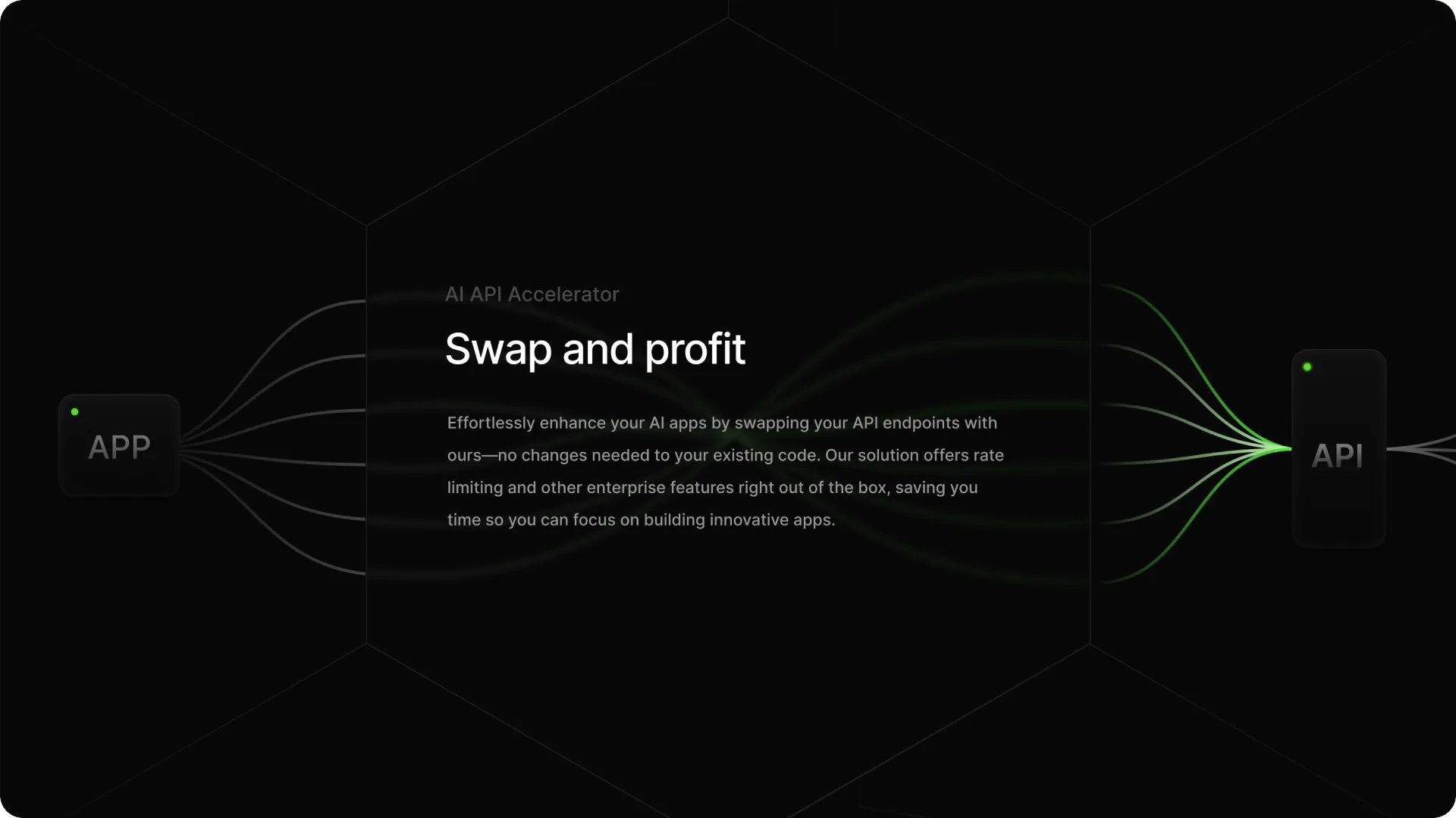 Swap and profit — the APP to API swap diagram
